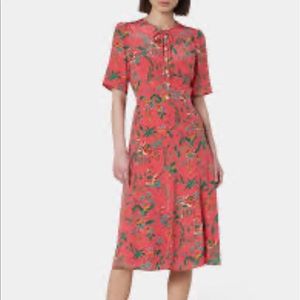 $395🔥NWT LKBENNETT dr.Montana Pink multi size 4US